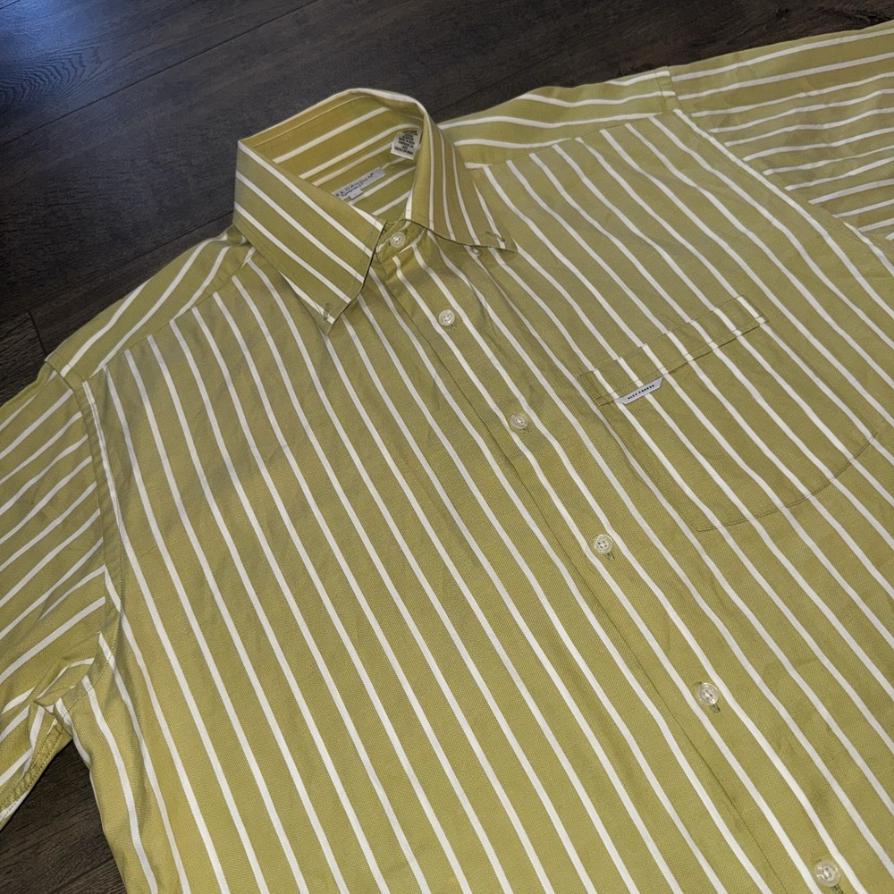 Lot Of 2 Alex Cannon Mens L Long Sleeves Button Up Striped Plaid Shirts Colorful - Picture 5 of 16